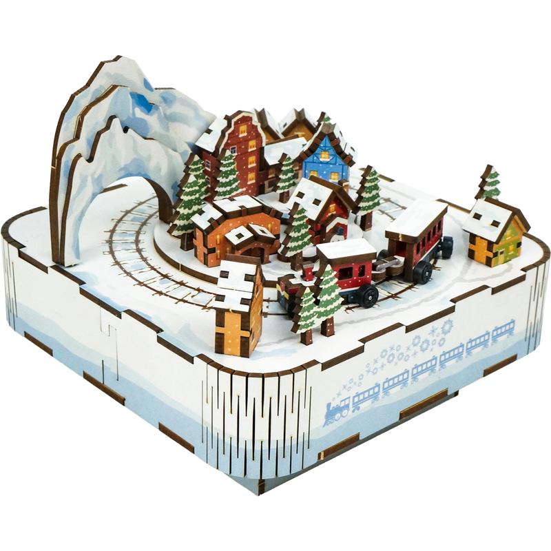 Tonecheer Spieldose Snow Train TQ058